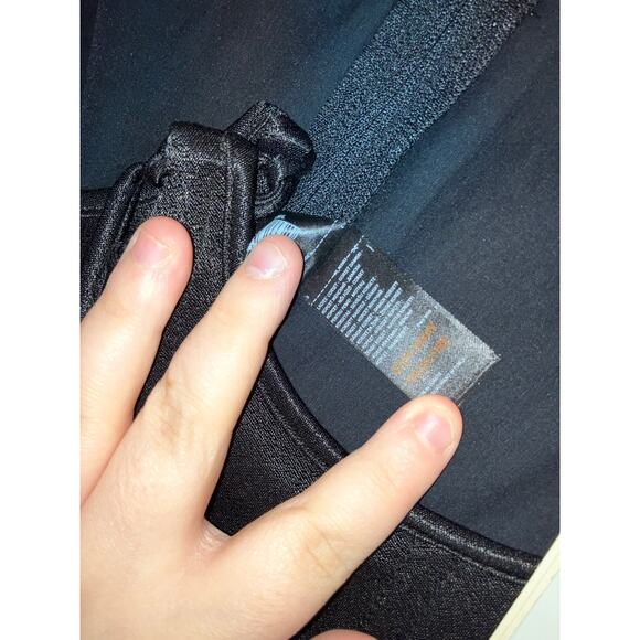 NWT Reserved Re.Design Lace-Up Satin Corset Top Black M/L - Picture 7 of 8